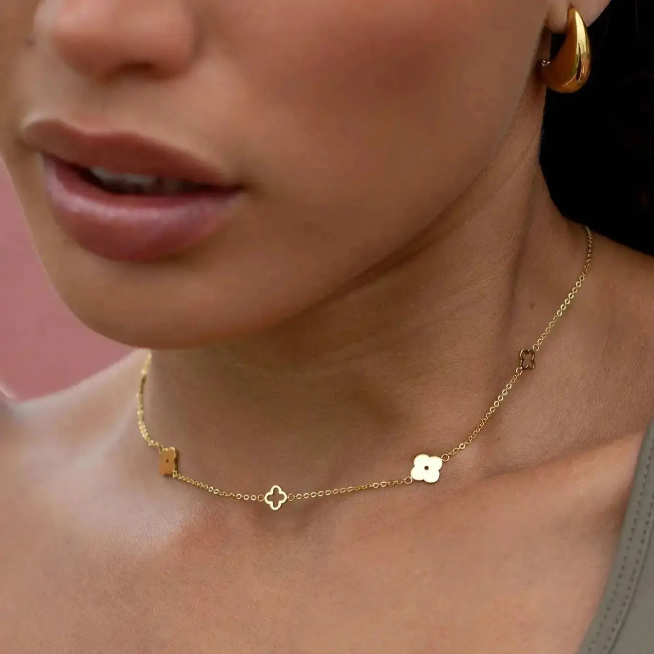 Golden Clove Necklace